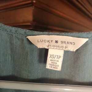 Turquoise cotton dress